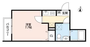 NKクレール宮原町【1階】の間取り