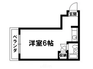 ハイツリヴィエール【4階】の間取り