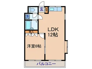 パ-クハイム12【2階】の間取り