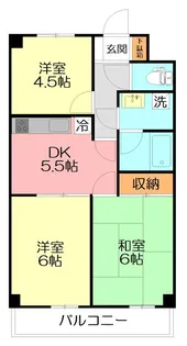 マンションアドミール【3階】の間取り