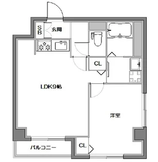 ルオント中野【4階】の間取り