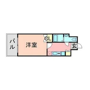 ダイナコートエスタディオ大濠公園【2階】の間取り