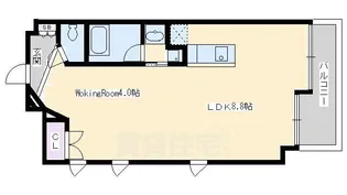 アーバネックス北大路【4階】の間取り