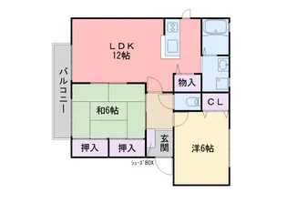 メルベーユ C棟【2階】の間取り