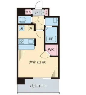 ウィッシュ・スクエア・イースト【4階】の間取り