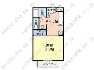 ラフォーレ・サン【2階】の間取り