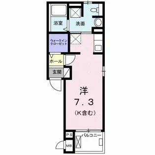 ルネ ウィスタリア【3階】の間取り