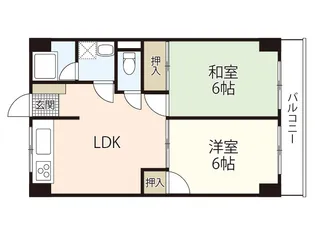 第9ファニー幸【6階】の間取り
