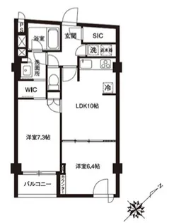 アーバンパーク代官山I【2階】の間取り