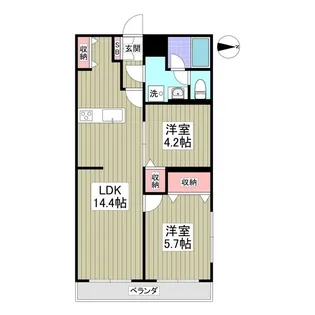 セントラルステージ【2階】の間取り