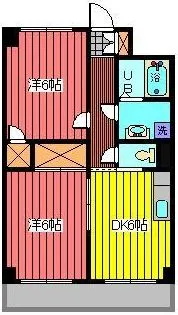 クローネ川口【1階】の間取り