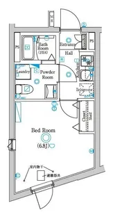 ラフィスタ大山金井町【4階】の間取り