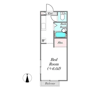 グリーンハウス生田【2階】の間取り