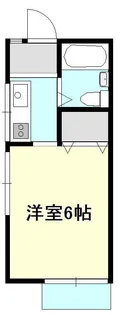 ハイム南万代【1階】の間取り