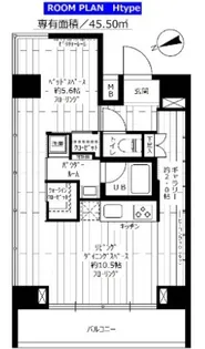 ステージファースト後楽園【6階】の間取り