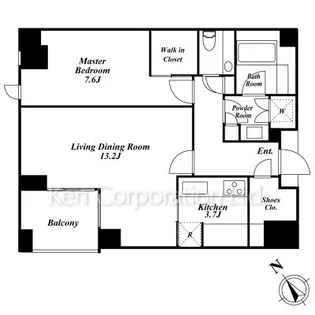 ウェリス有栖川【2階】の間取り