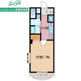 メルヴェーユ【2階】の間取り