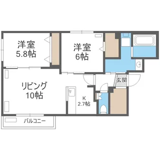 グランメール Classe【3階】の間取り