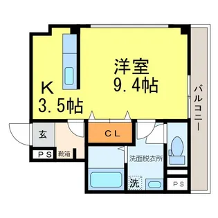 ハシモトマンション【8階】の間取り