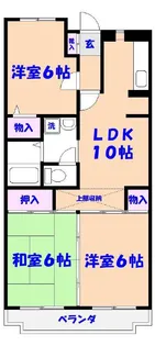カームパーク【2階】の間取り