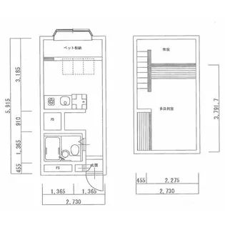 ベルピア東逗子【2階】の間取り