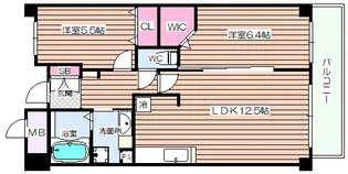 ココマリーニ【6階】の間取り