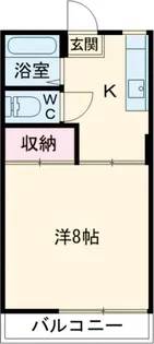 シャルマン・シャンブル【2階】の間取り