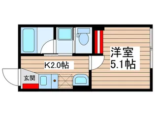 AIRLIX南千住【1階】の間取り