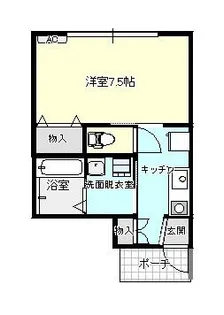 アバンティ太閤山【1階】の間取り