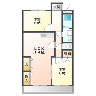 ウノモリックス【7階】の間取り