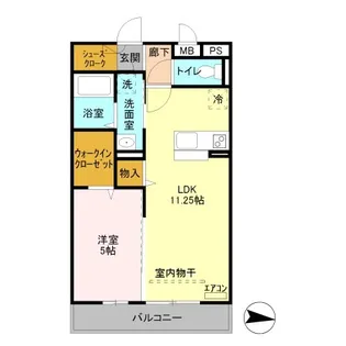 アルバトロス【2階】の間取り