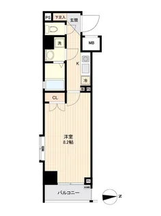 オーキッドレジデンス大泉学園【3階】の間取り