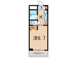 ミュゼ甲子園【5階】の間取り