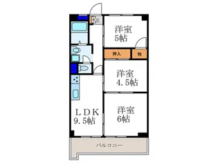 ニッセイコ-ポラスの間取り