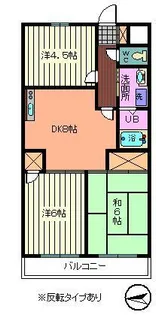 フロント陽光【2階】の間取り