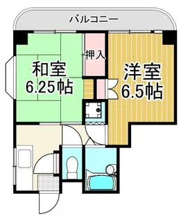 ヴィスタハウスNo.5【5階】の間取り