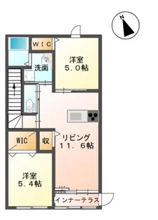 Grace court(グレイスコート)【2階】の間取り