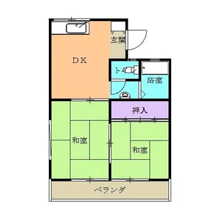 コーポ寿【2階】の間取り