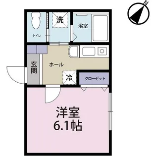 KSハイツ宮原II【2階】の間取り