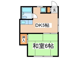緑が丘コ-ポ【2階】の間取り