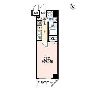 プレール・ドゥーク田園調布南【4階】の間取り