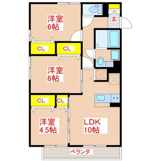 さくら【2階】の間取り