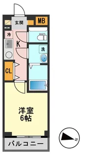 AZEST柴又【5階】の間取り