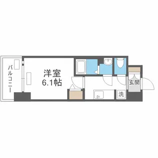 プレサンス DOMECITY コレーレ【4階】の間取り