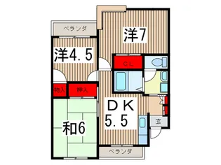 ファーストメゾン壱番館【2階】の間取り