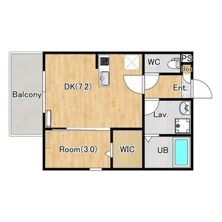 (仮称)ジーメゾン海老名門沢橋ポルタ【2階】の間取り