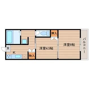 MTハイツ【2階】の間取り