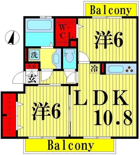 RSAII【2階】の間取り