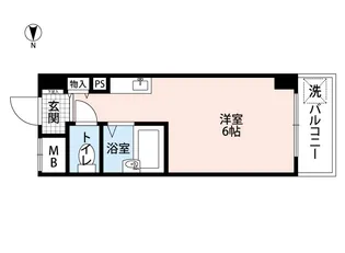 エムロード玉造【9階】の間取り