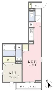 プレシア土樋【3階】の間取り